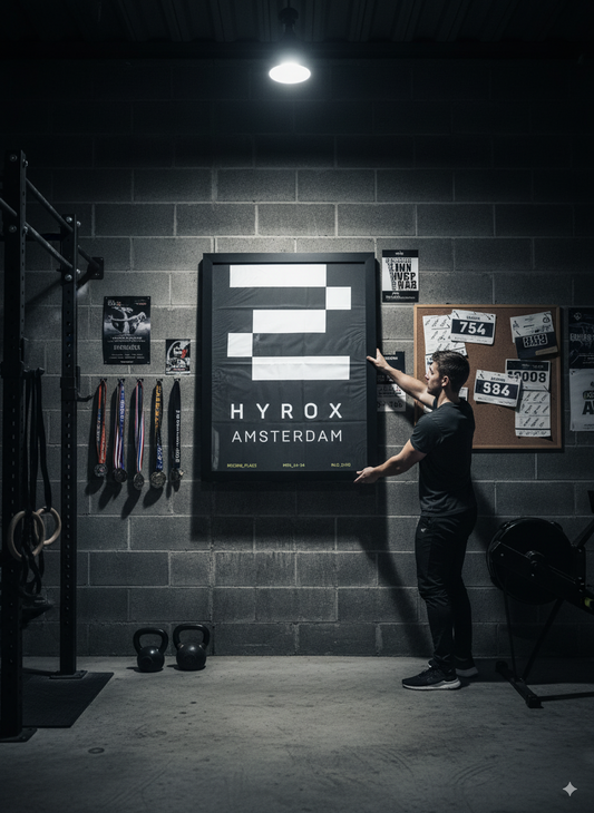 Hyrox Podium Flag Frame