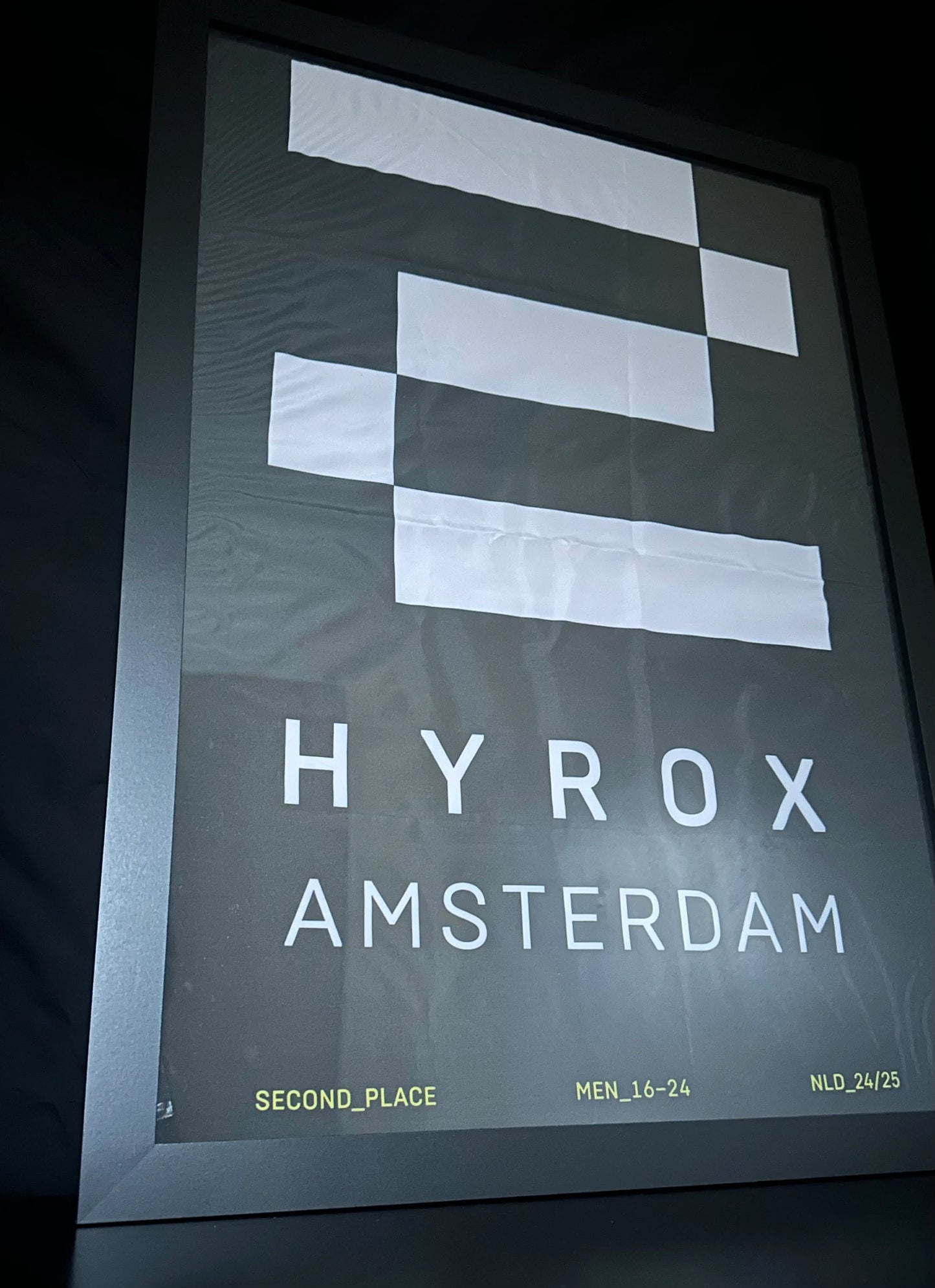 Hyrox Podium Flag Frame